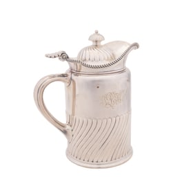 TIFFANY & CO. OVERSIZED SILVERPLATED WATER PITCHER