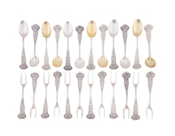 TIFFANY & CO. 24 PIECE STERLING SILVER FLATWARE