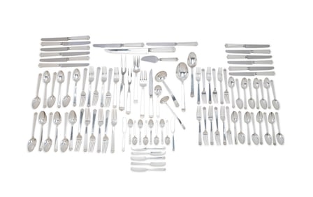 TIFFANY & CO., 93 PC 'HAMPTON' STERLING FLATWARE