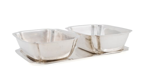 RANDAHL SHOP, THREE PIECE STERLING SERVING SET