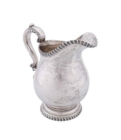 TUTTLE SILVERSMITHS 'GEORGE I' STERLING PITCHER