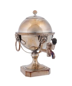 REGENCY SHEFFIELD PLATE HOT WATER URN