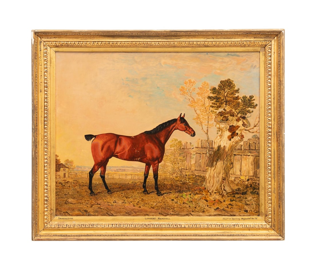 LAMBERT MARSHALL, 1832 'SMARAGDINE' HORSE PORTRAIT (1 of 8)