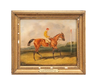 H. ALKEN JR., C. 1872 'CREMORNE...' RACEHORSE OIL