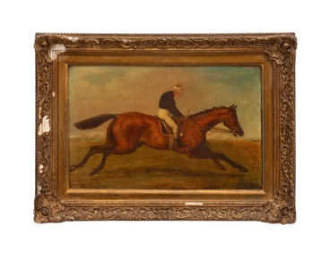 H. ALKEN SR., 1844 'WINNER OF THE DERBY", OIL