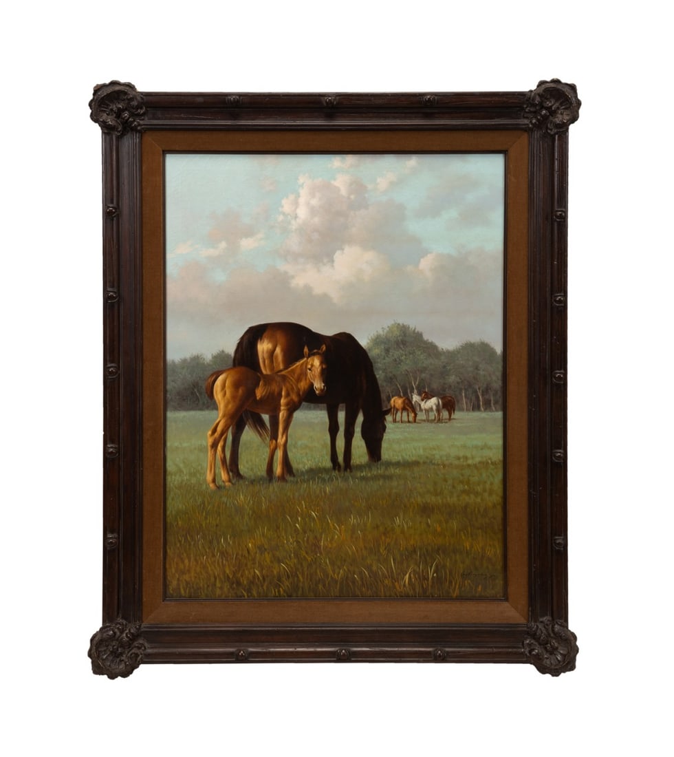 FELIX GONZALEZ JR. 'COLT SEASON' EQUESTRIAN O/C (1 of 5)