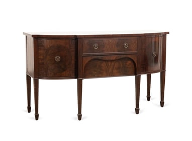 HEPPLEWHITE STYLE MAHOGANY SIDEBOARD