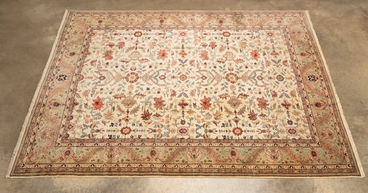 TURKISH HAND-KNOTTED SULTANABAD DESIGN RUG