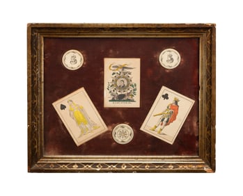 CHARLES GREEN SHAW MONTAGE OF CARDS AND CHIPS