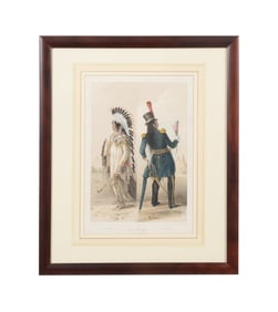 GEORGE CATLIN 'WI-JUN-JON...' LITHOGRAPH, PLATE 25