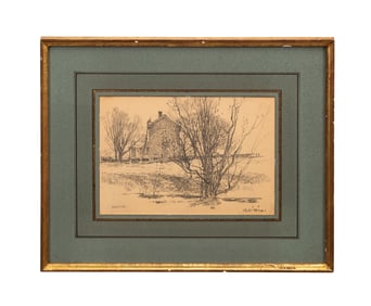 WALTER GRIFFIN, 'OLD LYME CONNECTICUT' DRAWING