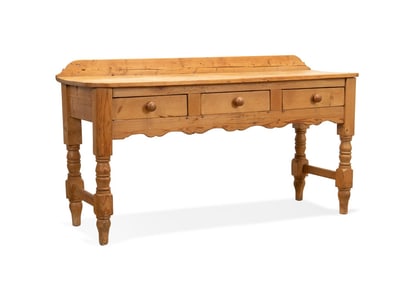 19TH C. BRITISH PROVINCIAL PINE KITCHEN SERVER