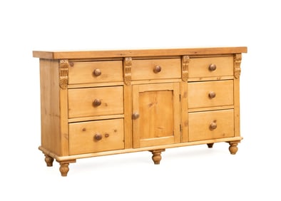 19TH C. BRITISH VICTORIAN PROVINCIAL PINE DRESSER