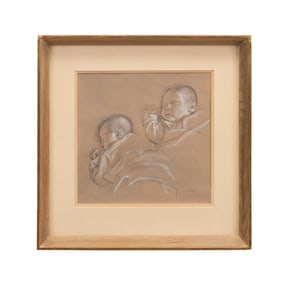 JOHN CHUMLEY 'BONNIE', DRAWING STUDY ON PAPER