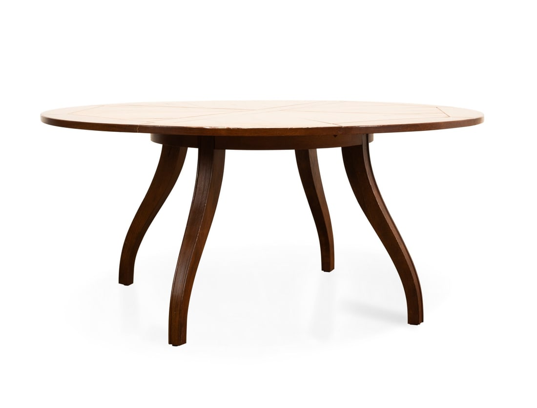 HENREDON FRENCH COUNTRY CIRCULAR DINING TABLE (1 of 7)