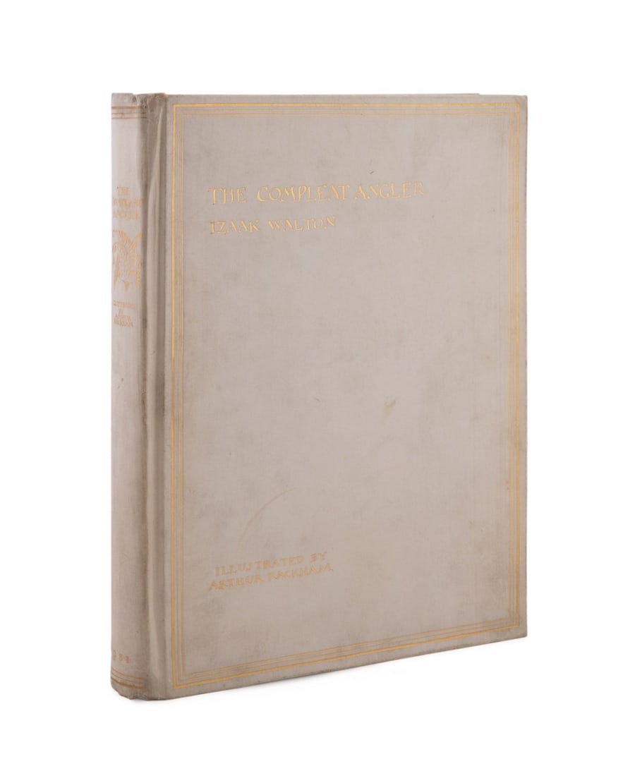 COMPLETE ANGLER ARTHUR RACKHAM 1931 FIRST EDITION: Arthur Rackham (American 1867-1939). "The Complete Angler", by Izaak Walton with Illustrations by Rackham London, George C. Charrap & Co, Ltd. 1931, 5-223 (1) pages, Quarto, first thus, edition deluxe