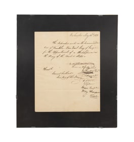 GEORGIA POLITICAL LETTER TO SEC OF THE NAVY 1828