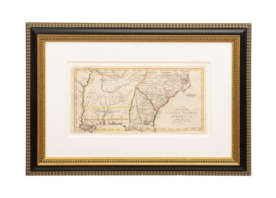 ABRAHAM BRADLEY JR. MAP OF THE SOUTHERN PARTS U.S.