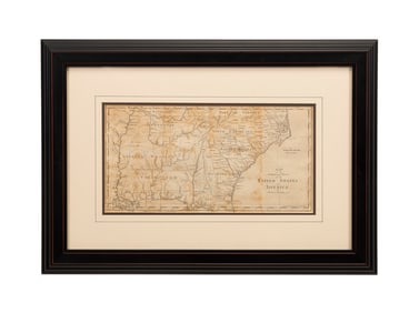 ABRAHAM BRADLEY JR. MAP OF THE SOUTHERN PARTS U.S.