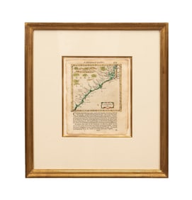ROBERT MORDON, A NEW MAP OF CAROLINA