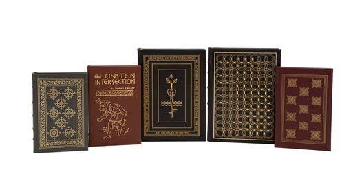 EASTON PRESS, FIVE LEATHER BOUND BOOKS