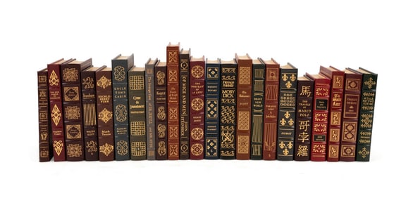 EASTON PRESS, 23 LEATHER BOUND BOOKS