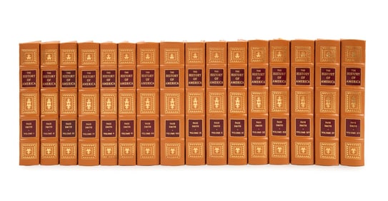 EASTON PRESS 'THE HISTORY OF AMERICA' 16 VOLS