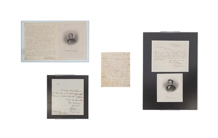 GROUP OF FOUR EARLY GEORGIA HISTORY DOCUMENTS