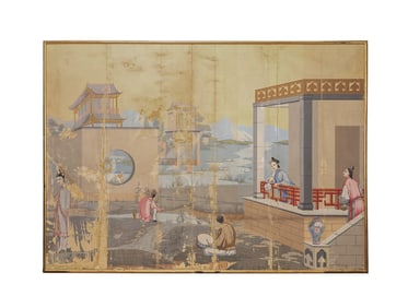 DEFOSSE ET KARTH, 'CHINOIS PANORAMA' WALLPAPER
