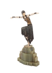 DEMETRE CHIPARUS, 'SHIMMER', ART DECO BRONZE