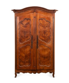 19TH C. PROVINCIAL LOUIS XV STYLE ARMOIRE