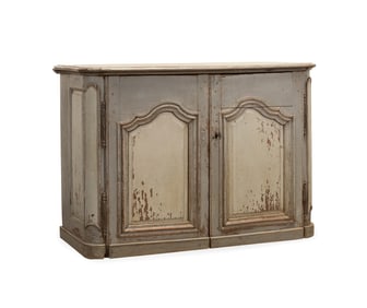 18TH / 19TH LOUIS XV GREY PAINTED BUFFET