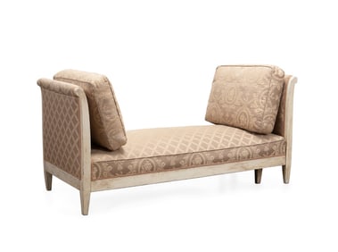 19TH C. GUSTAVIAN UPHOLSTERED & PAINTED DAYBED