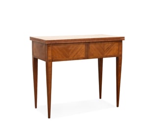 FRENCH LOUIS XVI STYLE FLIP TOP GAMES TABLE