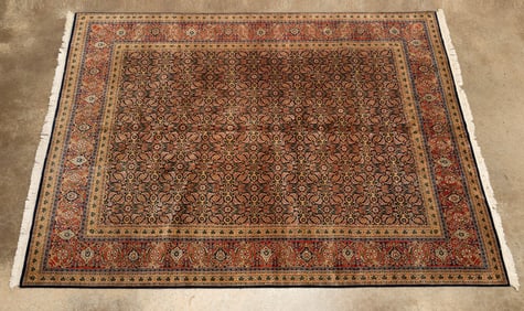 LARGE HAND WOVEN INDIAN HERATI RUG