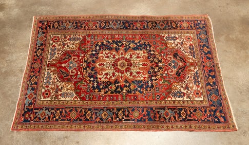 PERSIAN HAND-KNOTTED TABRIZ RUG