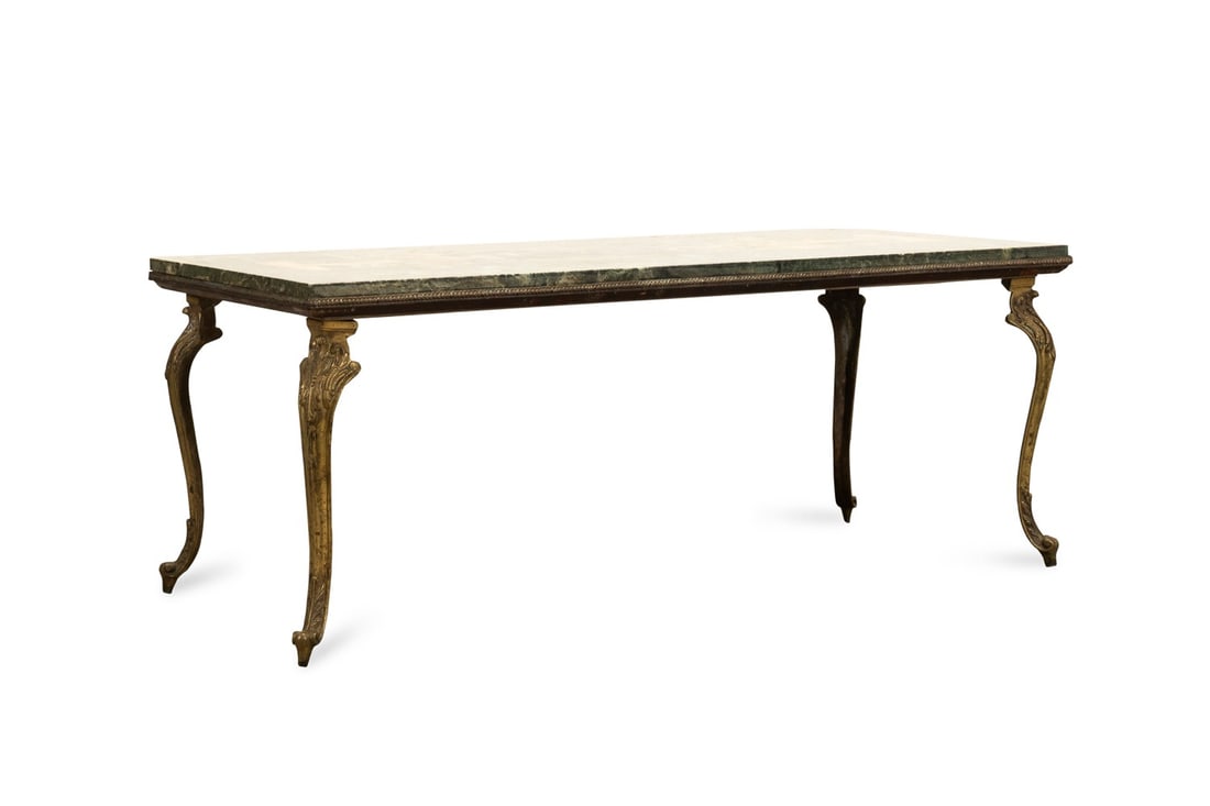 INLIAD PIETRA DURA AND BRONZE COCKTAIL TABLE (1 of 8)