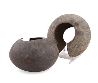 2 AFRICAN DRC MBOLE CURRENCY ANKLE BRACELETS