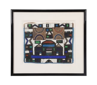 AFRICAN NDEBOLE BEADED WEDDING APRON