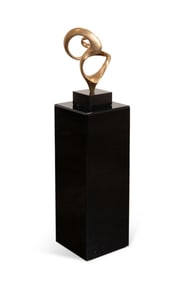 KIEFF ARTISTS PROOF BRONZE SCULPTURE & PEDESTAL