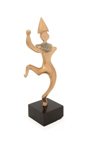ANTONIO KIEFF, BRONZE CLOWN SCULPTURE