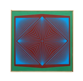 RICHARD ANUSZKIEWICZ, UNTITLED, 1965, ACRYLIC