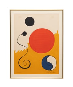 ALEXANDER CALDER 'YOUNG ARTISTS' 1971 LITHOGRAPH