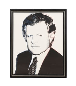ANDY WARHOL, EDWARD KENNEDY, 1980 SCREENPRINT