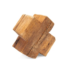 RICHARD NONAS "X" MINIMALIST WOOD SCULPTURE