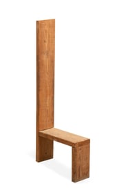 RICHARD NONAS 'CHAIR' PINE SCULPTURE, C. 1983