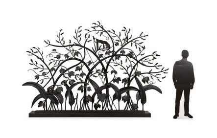 IVAN BAILEY, MONUMENTAL IRON SCULPTURE, 2006