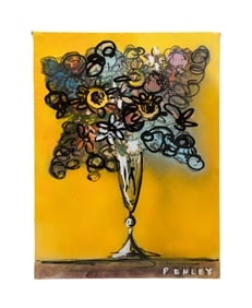 STEVE PENLEY FLORAL STILL LIFE PAINTING