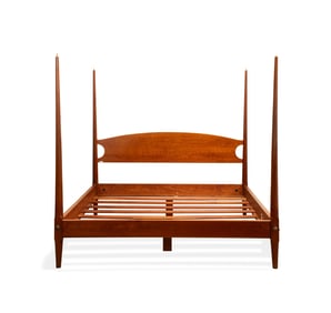 MANNER THOMAS MOSER, KING SHAKER STYLE PENCIL BED