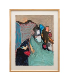ALLISON STEWART, ABSTRACT, MM ON PAPER